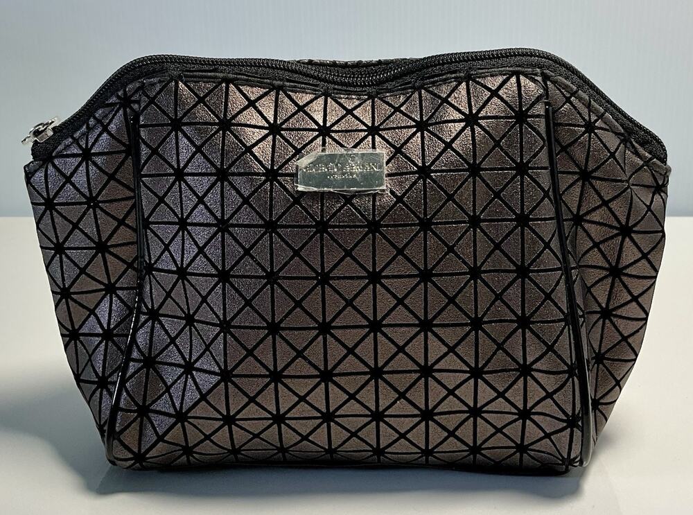 Giorgio Armani Beauty Black And Goldish Color Makeup Bag NWOT - Never Used